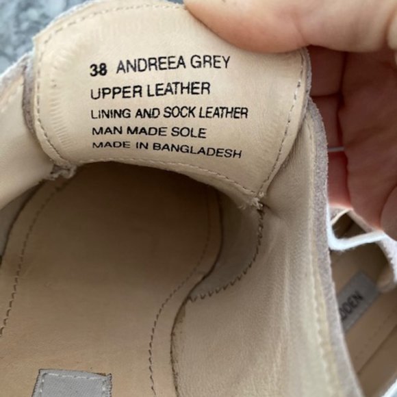 Steve Madden Suede Oxfords light grey - Picture 7 of 7